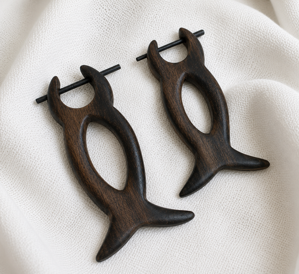 Handcrafted Wooden Earrings