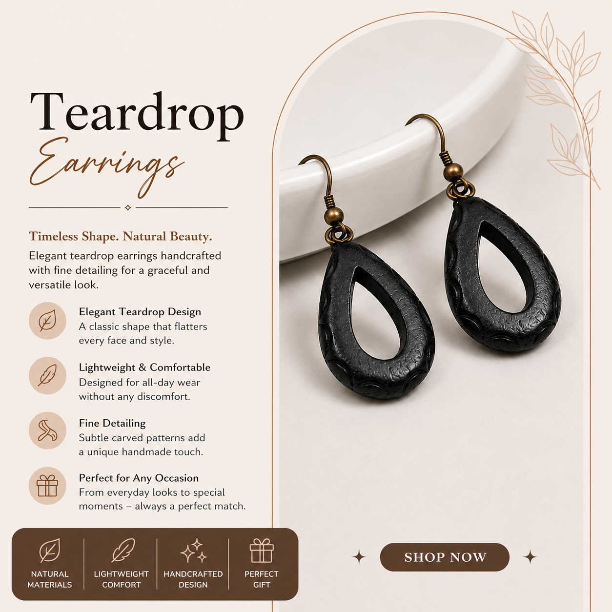 Teardrop Earring